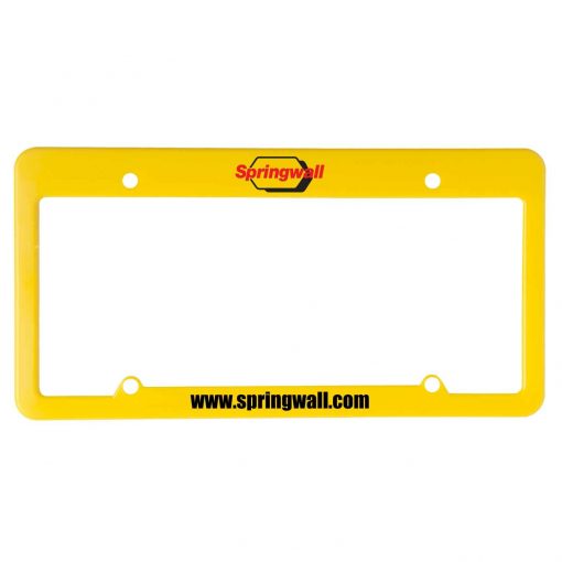License Plate Frame w/ 4 Holes & Straight Top-2