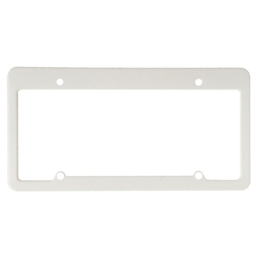 License Plate Frame w/ 4 Holes & Straight Top-6
