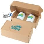 10 Oz. Stainless Steel Low Ball Glasses Gift Box Set