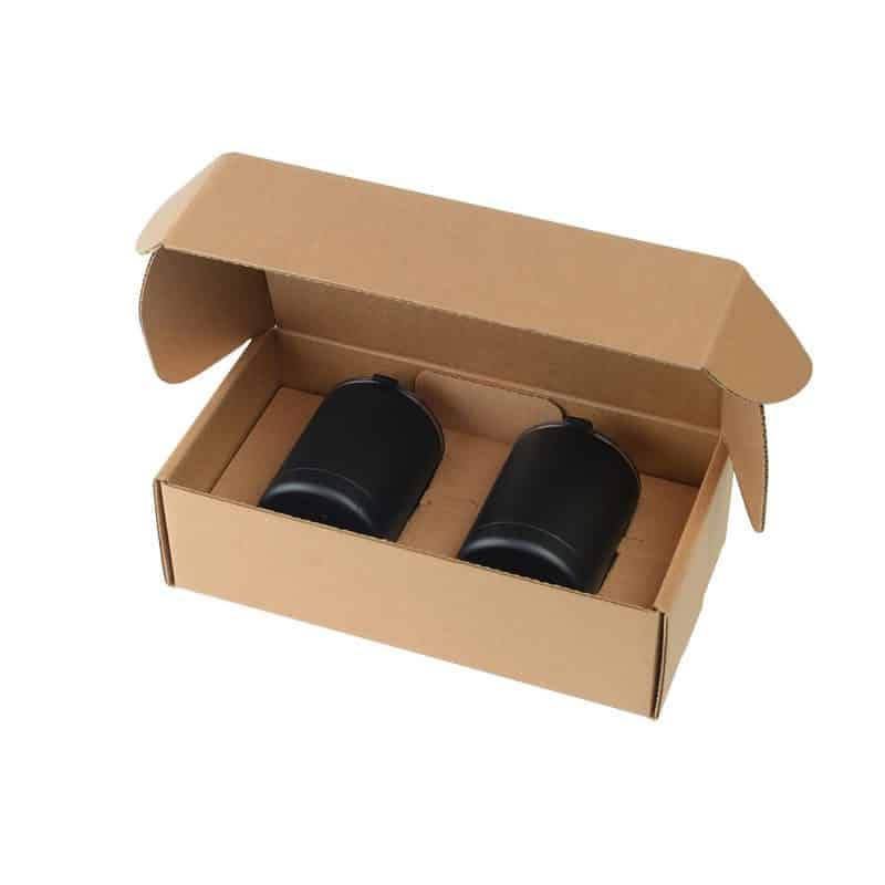 10 Oz. Stainless Steel Low Ball Glasses Gift Box Set - 8