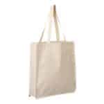 11.5 Oz. Cotton Canvas Grocery Tote Bag - 5