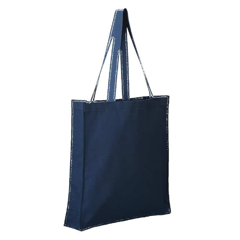 11.5 Oz. Cotton Canvas Grocery Tote Bag - 6