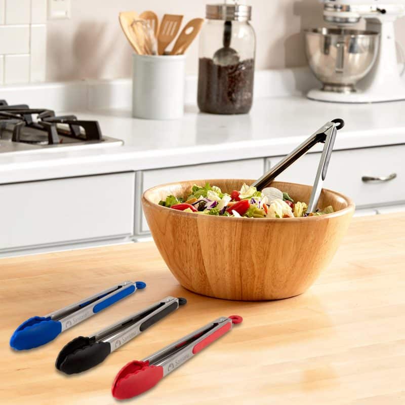 12" Silicone Kitchen Tongs