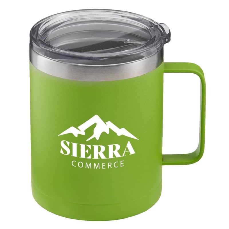 14 Oz. Powder Coated Stainless Steel Camping Mug - 4