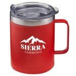 14 Oz. Powder Coated Stainless Steel Camping Mug - 5