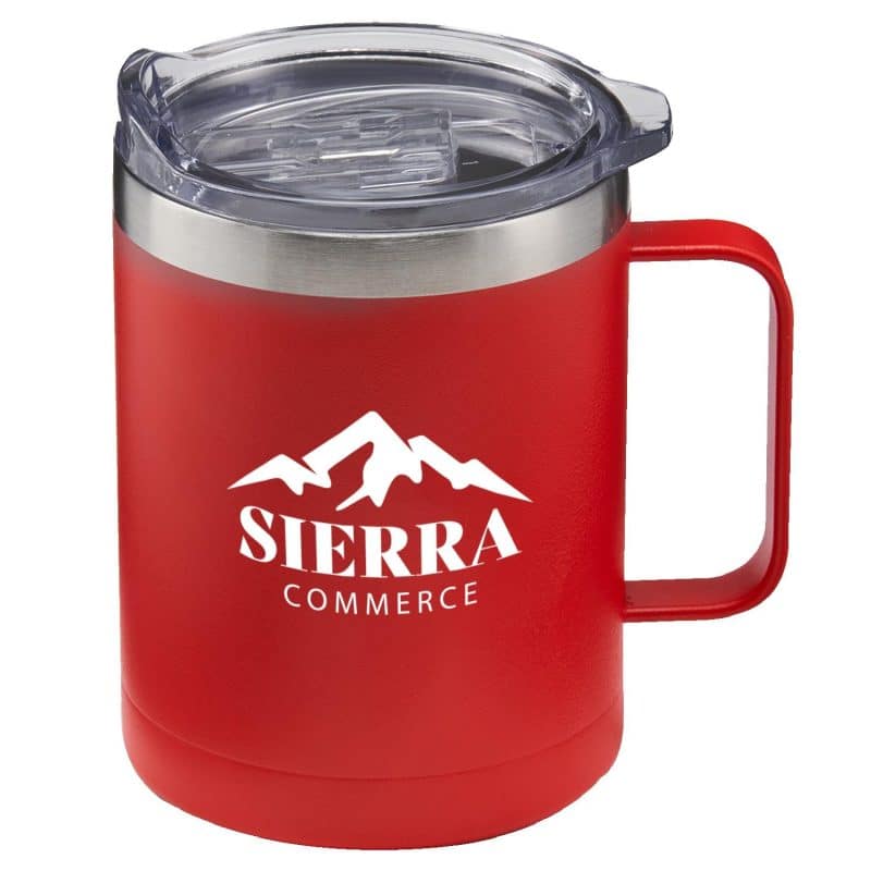 14 Oz. Powder Coated Stainless Steel Camping Mug - 5