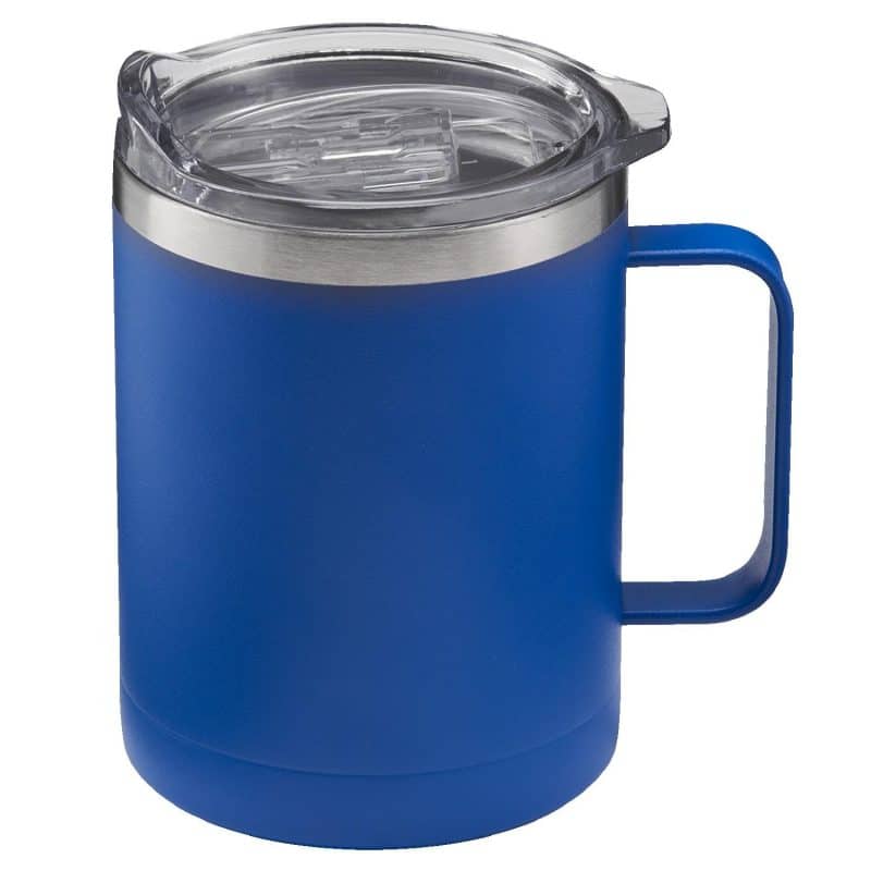 14 Oz. Powder Coated Stainless Steel Camping Mug - 7