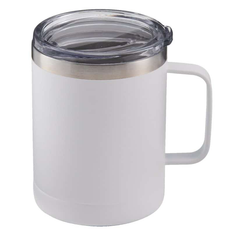 14 Oz. Powder Coated Stainless Steel Camping Mug - 8