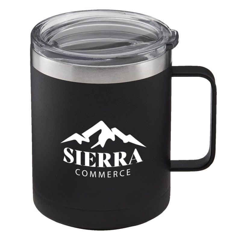 14 Oz. Powder Coated Stainless Steel Camping Mug