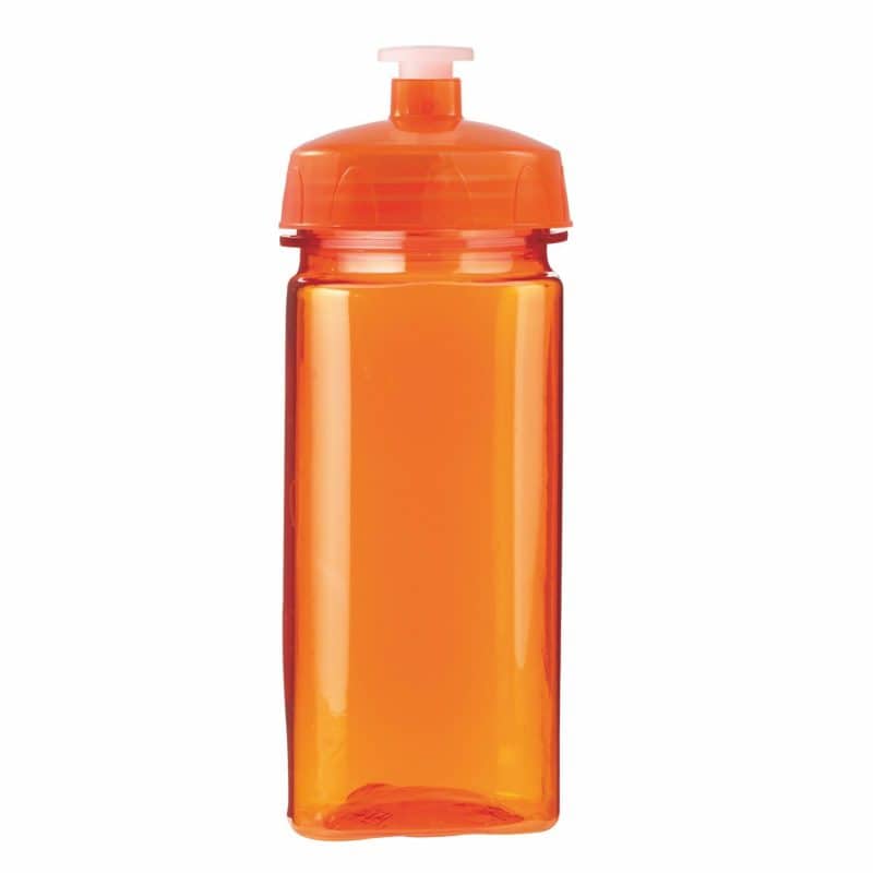 16 Oz. PolySure™ Squared Up Sports Water Bottle - 1