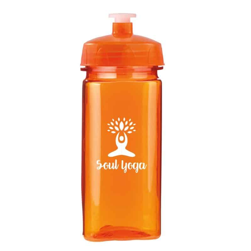 16 Oz. PolySure™ Squared Up Sports Water Bottle - 3