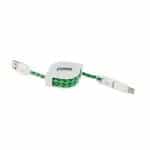 3-in-1 Retractable Fabric Charge-It™ Cable - 4