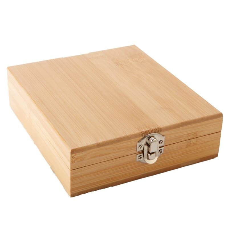 4 Piece Bamboo Wine Tool Set - 1