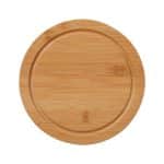 5-Piece Swivel Top Bamboo Cheese Board Set - 1