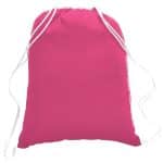 5.5 oz. Cotton Canvas Drawstring Backpack - 1