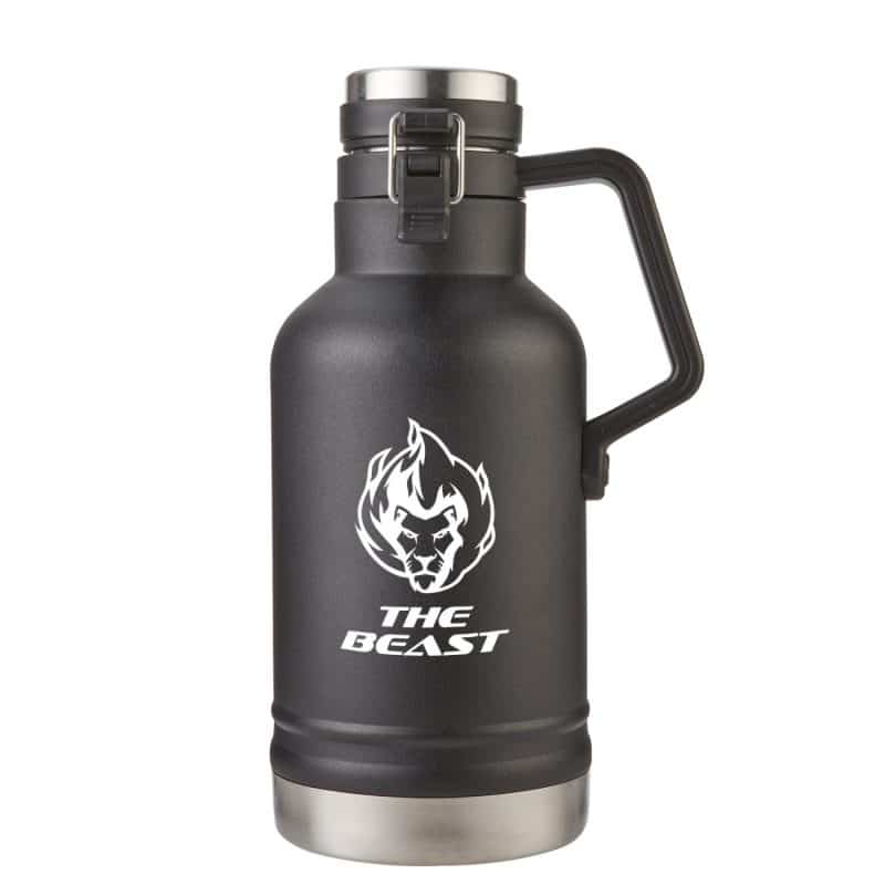 64 Oz. "The Beast" Double Wall Stainless Steel Growler - 2