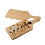 7 Piece Bamboo Wine & Cheese Cutting Board Set - 1