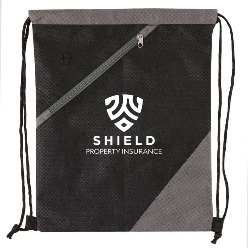 Apex RPET Non-Woven Drawstring Backpack - 4