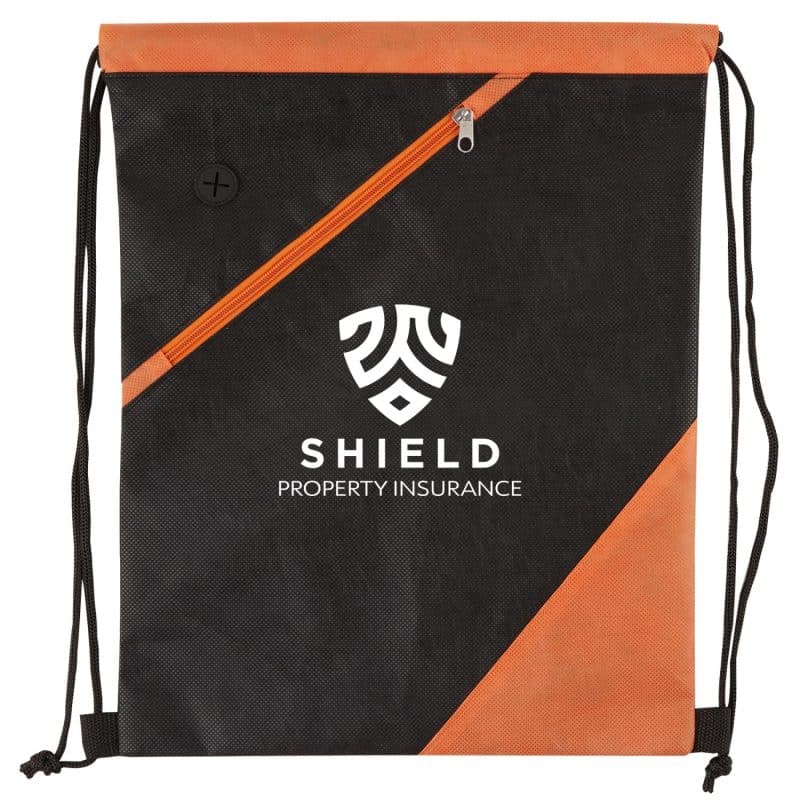 Apex RPET Non-Woven Drawstring Backpack - 5