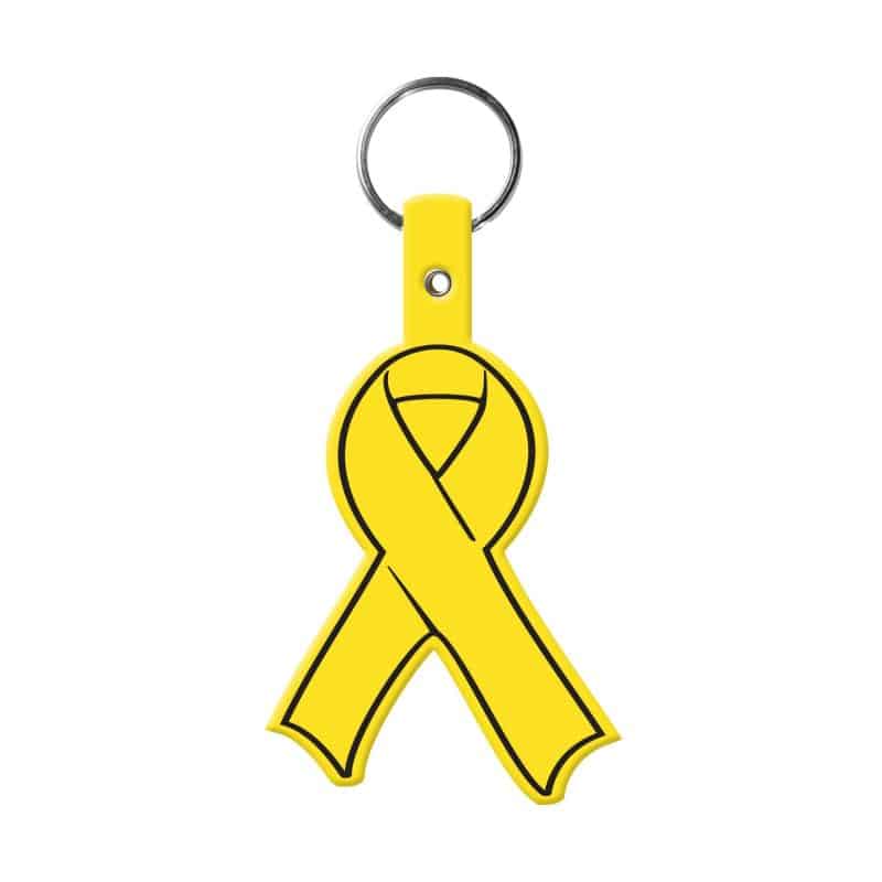 Awareness Ribbon Flexible Key Tag - 1