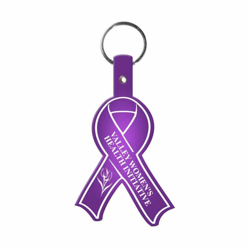 Awareness Ribbon Flexible Key Tag - 8