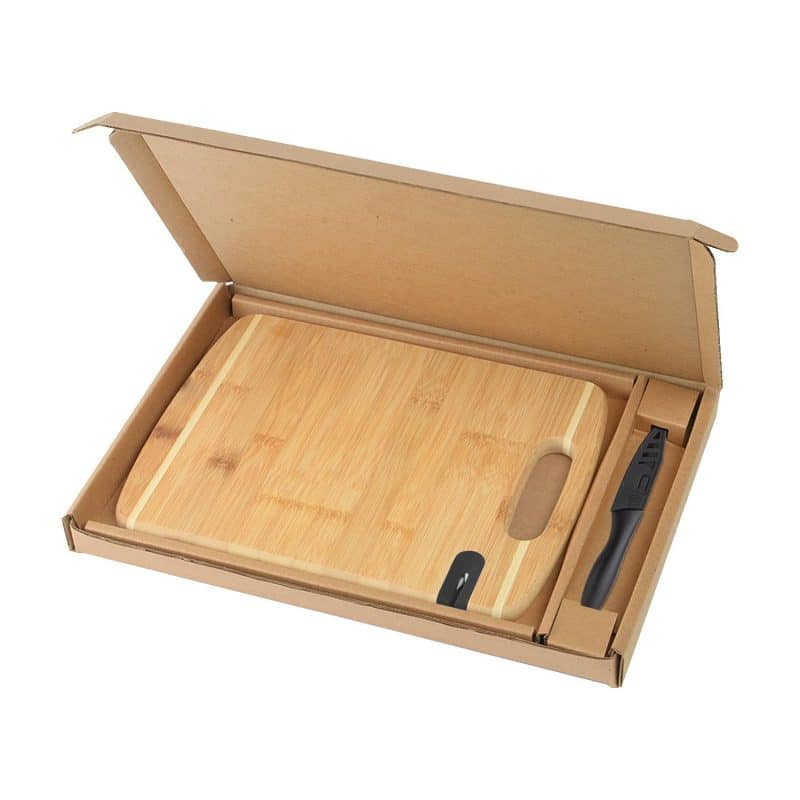 Bamboo Sharpen-It™ Cutting Board w/Knife Gift Box Set - 1