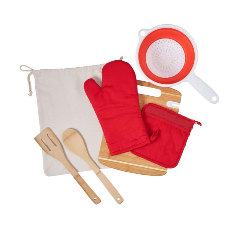Deluxe Silicone & Bamboo Kitchen Kit - 1