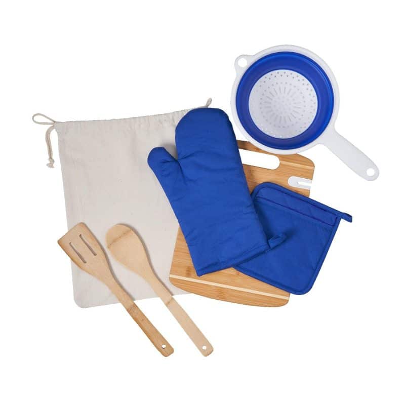 Deluxe Silicone & Bamboo Kitchen Kit - 4