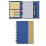 Eco Magnetic Notebook W/ Sticky Notes & Pen - 1