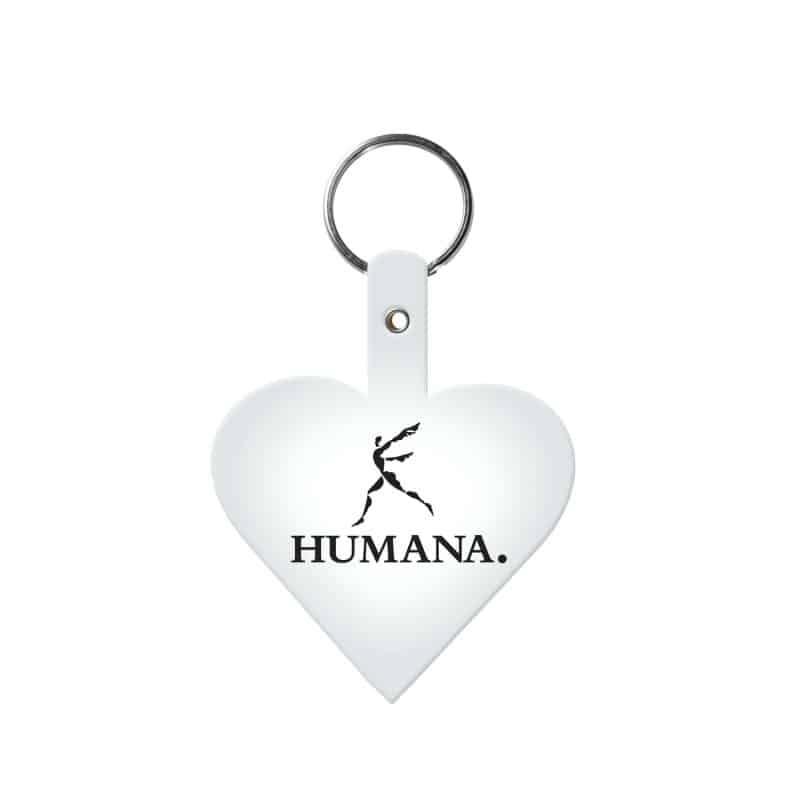 Heart Flexible Key Tag - 8