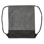 Heathered Drawstring Backpack - 1