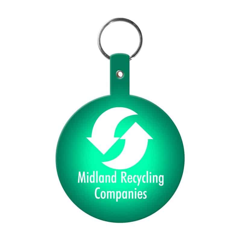 Large Circle Flexible Key Tag - 5