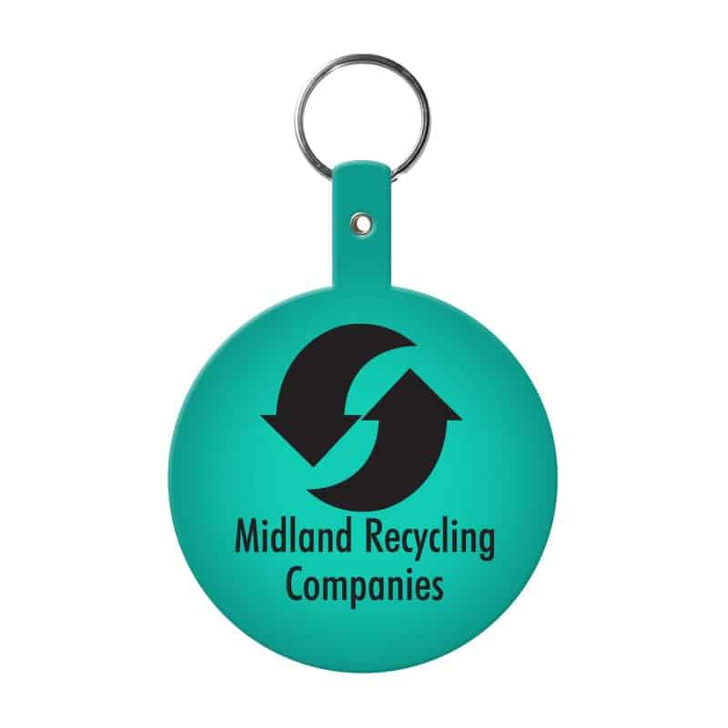 Large Circle Flexible Key Tag - 6