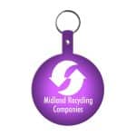 Large Circle Flexible Key Tag - 8