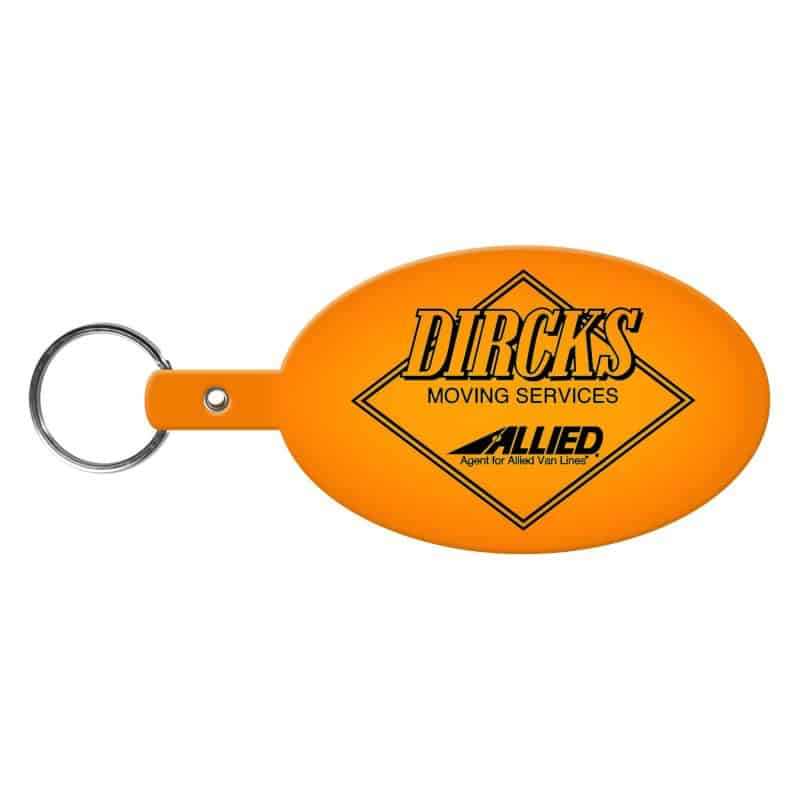Large Oval Flexible Key Tag - 3