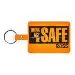 Large Rectangle Flexible Key Tag - 3