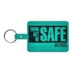 Large Rectangle Flexible Key Tag - 6