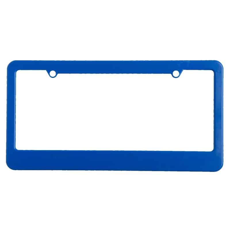 License Plate Frame w/ 2 Holes & Straight Bottom - 1