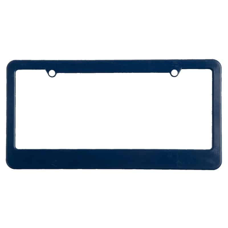 License Plate Frame w/ 2 Holes & Straight Bottom - 3