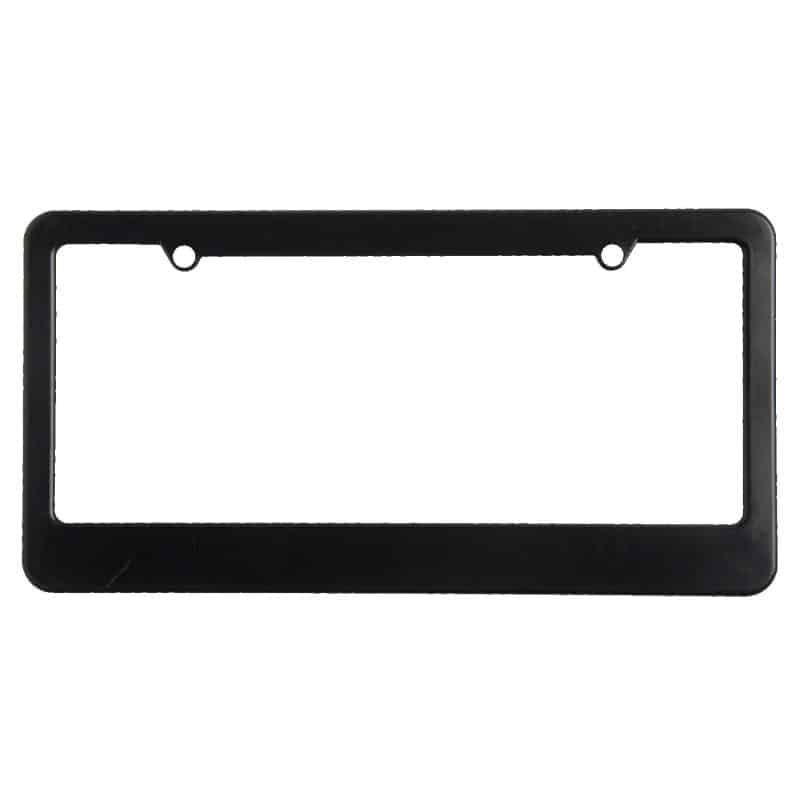 License Plate Frame w/ 2 Holes & Straight Bottom - 5