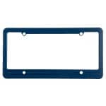 License Plate Frame w/ 4 Holes & Straight Bottom - 1