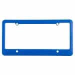 License Plate Frame w/ 4 Holes & Straight Bottom - 3