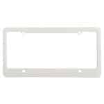 License Plate Frame w/ 4 Holes & Straight Bottom - 4