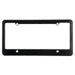 License Plate Frame w/ 4 Holes & Straight Bottom - 5