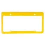 License Plate Frame w/ 4 Holes & Straight Top - 2