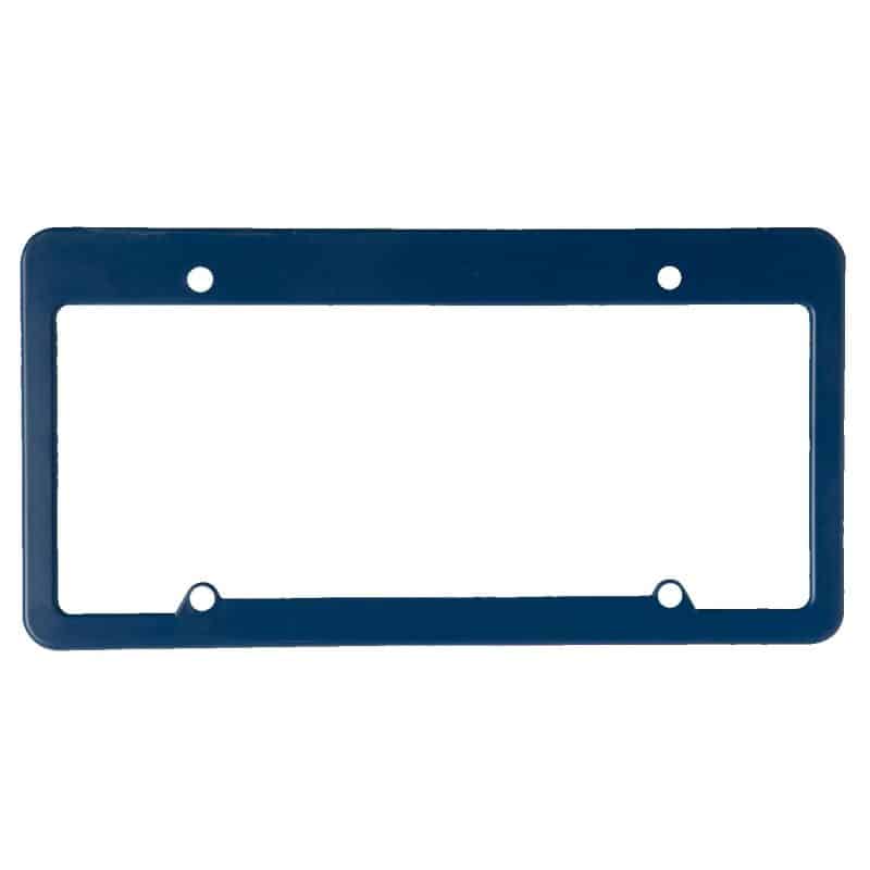 License Plate Frame w/ 4 Holes & Straight Top - 4