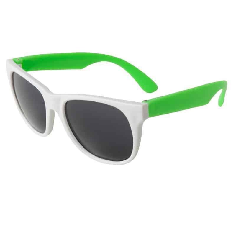 Neon Sunglasses w/White Frame - 4