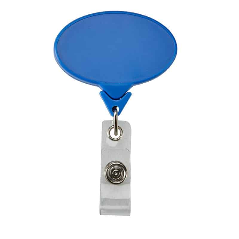 Oval Badge Reel Secure-A-Badge™ - 1