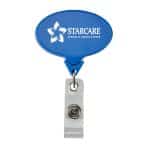 Oval Badge Reel Secure-A-Badge™ - 4