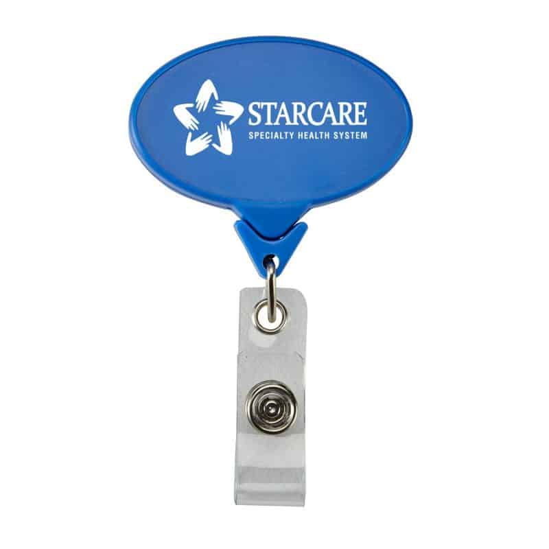 Oval Badge Reel Secure-A-Badge™ - 4